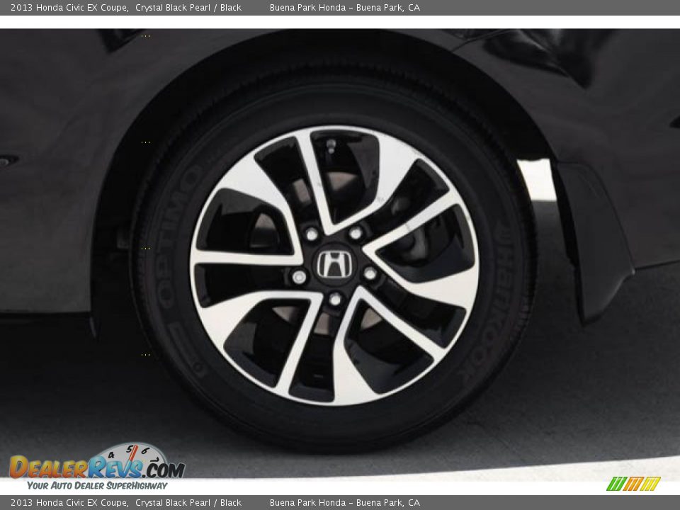2013 Honda Civic EX Coupe Crystal Black Pearl / Black Photo #31