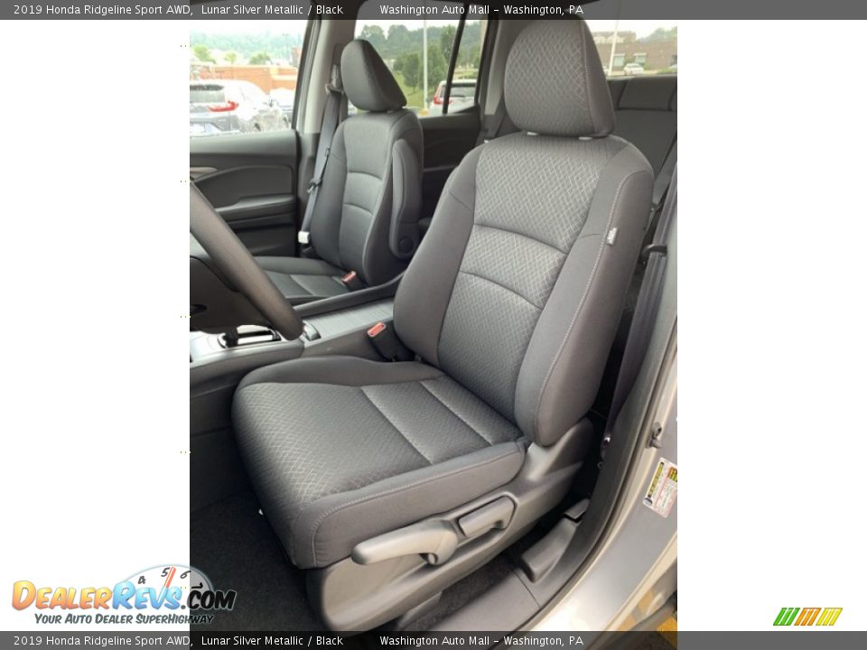 2019 Honda Ridgeline Sport AWD Lunar Silver Metallic / Black Photo #14