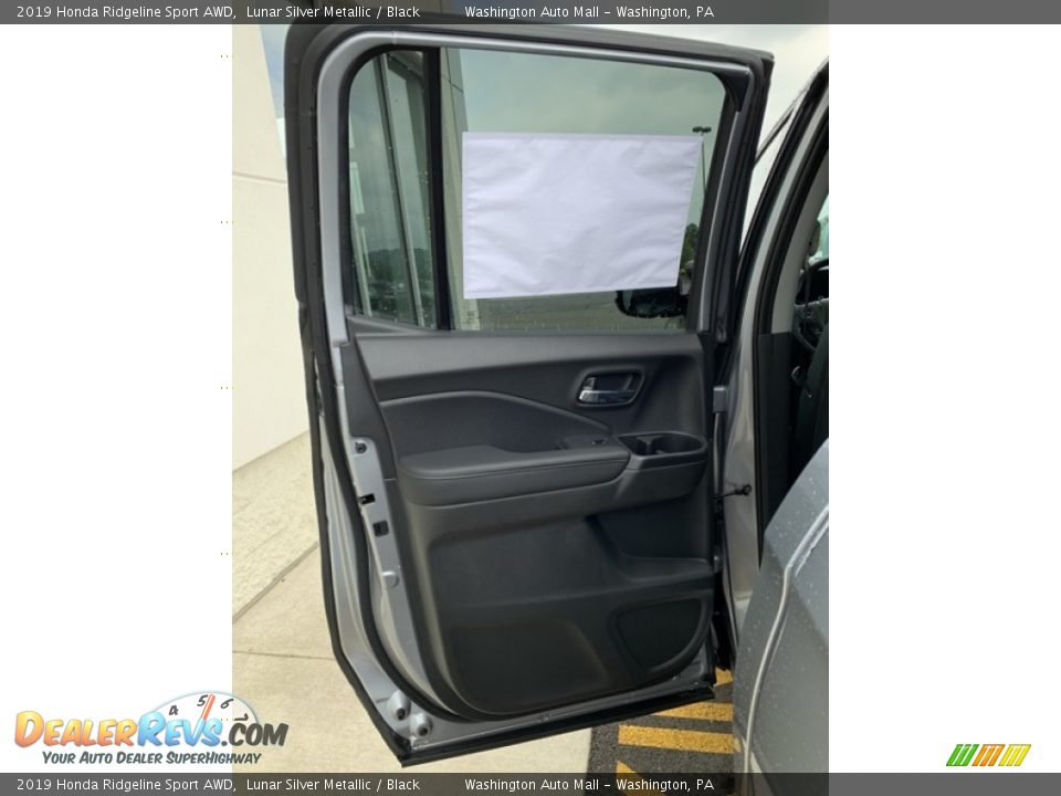 2019 Honda Ridgeline Sport AWD Lunar Silver Metallic / Black Photo #16