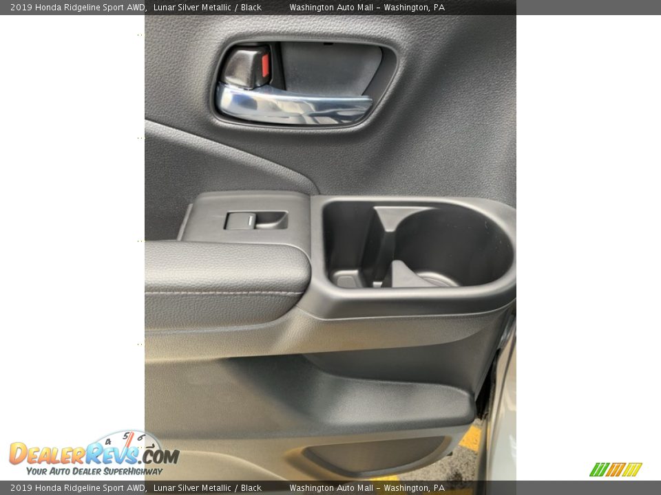 2019 Honda Ridgeline Sport AWD Lunar Silver Metallic / Black Photo #17