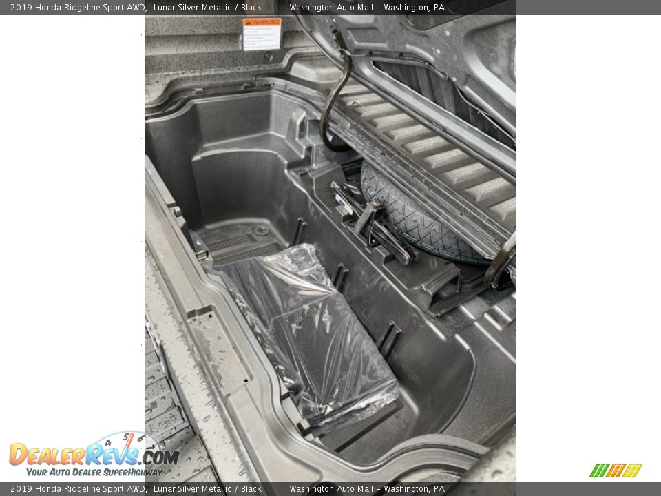 2019 Honda Ridgeline Sport AWD Lunar Silver Metallic / Black Photo #21
