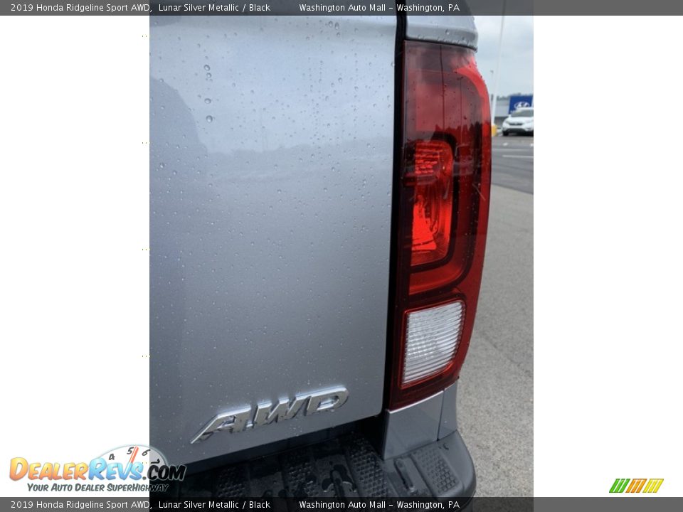 2019 Honda Ridgeline Sport AWD Lunar Silver Metallic / Black Photo #23
