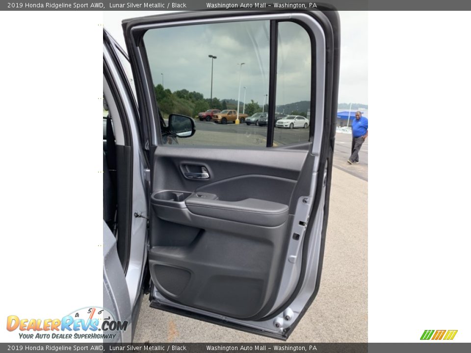 2019 Honda Ridgeline Sport AWD Lunar Silver Metallic / Black Photo #24