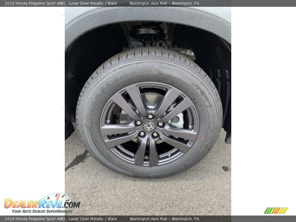 2019 Honda Ridgeline Sport AWD Lunar Silver Metallic / Black Photo #30