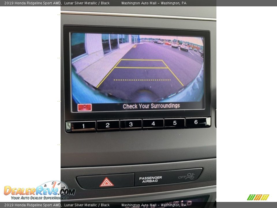 2019 Honda Ridgeline Sport AWD Lunar Silver Metallic / Black Photo #33