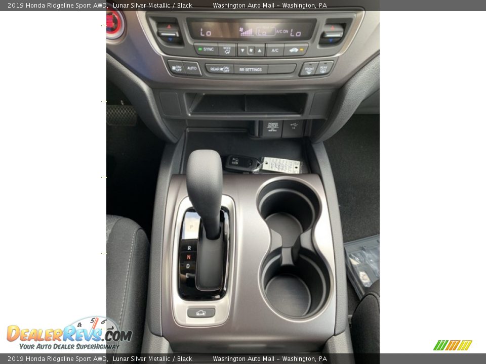 2019 Honda Ridgeline Sport AWD Lunar Silver Metallic / Black Photo #34