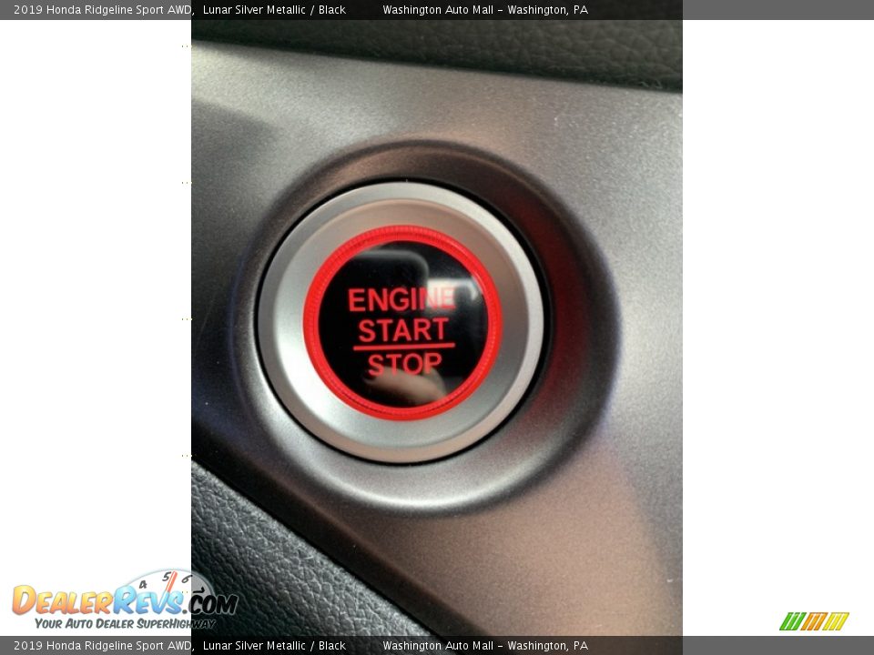 2019 Honda Ridgeline Sport AWD Lunar Silver Metallic / Black Photo #36