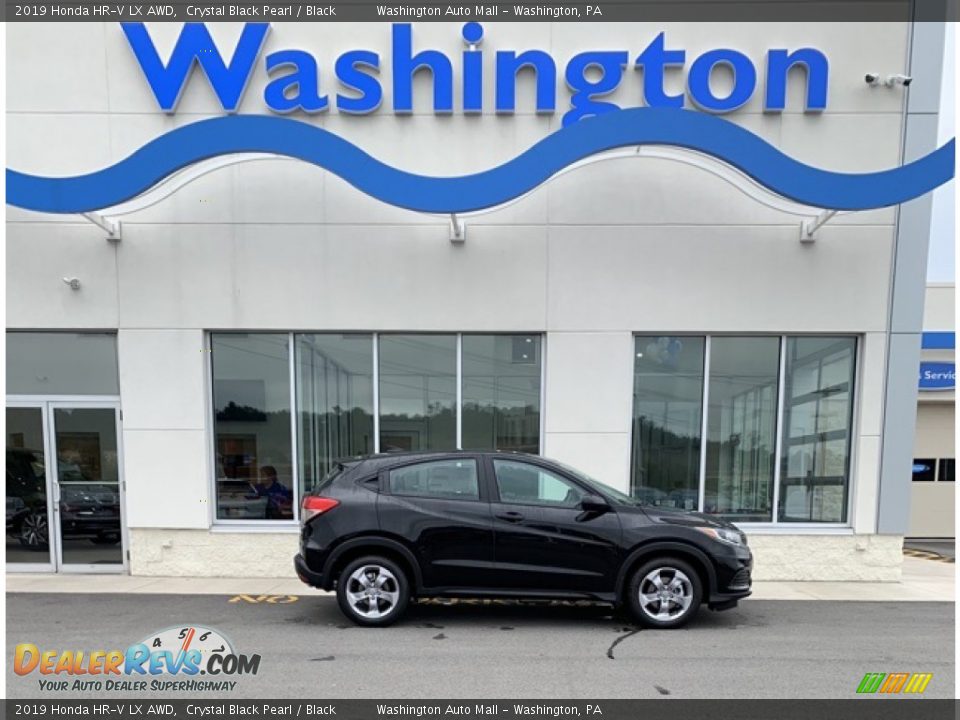 2019 Honda HR-V LX AWD Crystal Black Pearl / Black Photo #1