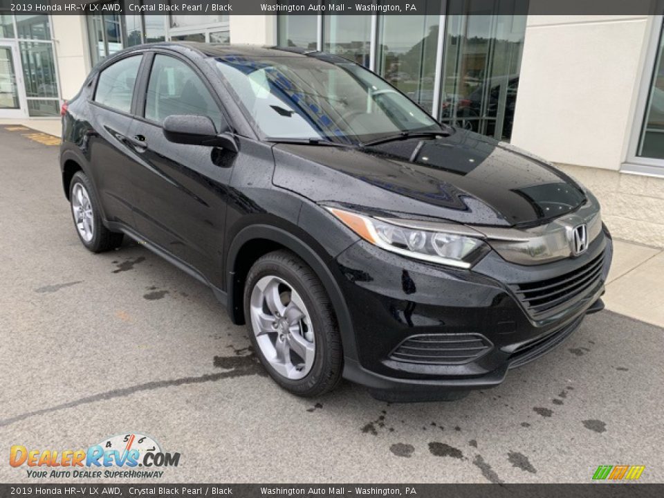 2019 Honda HR-V LX AWD Crystal Black Pearl / Black Photo #2