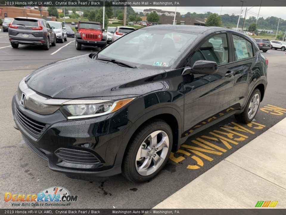 2019 Honda HR-V LX AWD Crystal Black Pearl / Black Photo #4