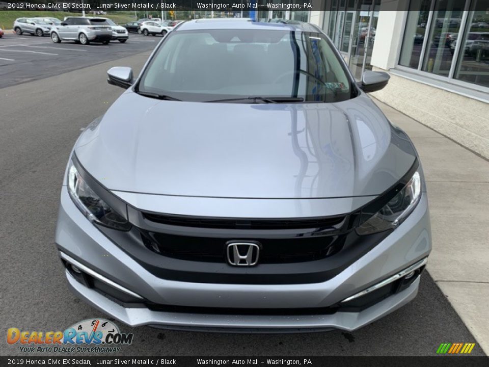 2019 Honda Civic EX Sedan Lunar Silver Metallic / Black Photo #3