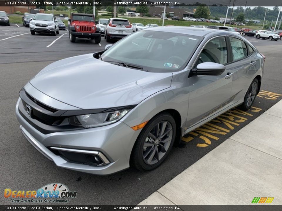 2019 Honda Civic EX Sedan Lunar Silver Metallic / Black Photo #4