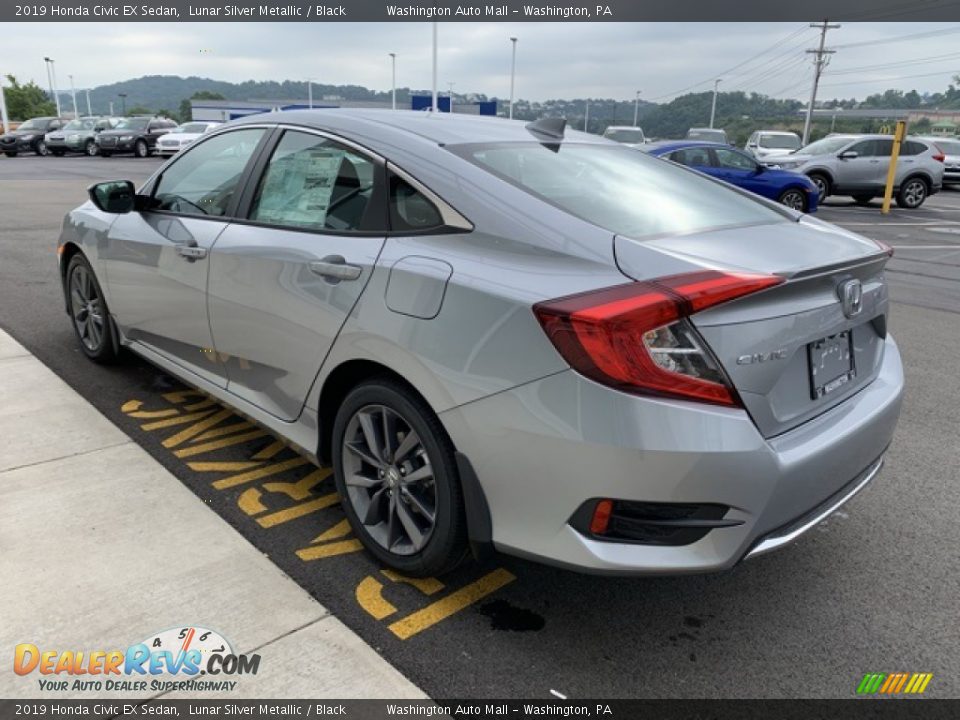 2019 Honda Civic EX Sedan Lunar Silver Metallic / Black Photo #5