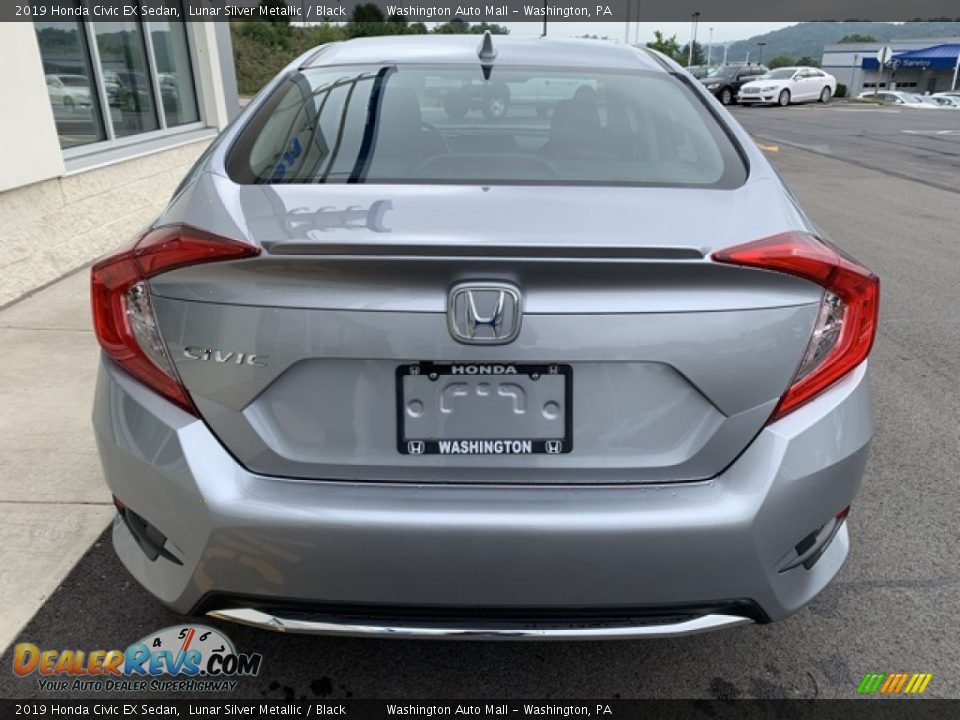 2019 Honda Civic EX Sedan Lunar Silver Metallic / Black Photo #6