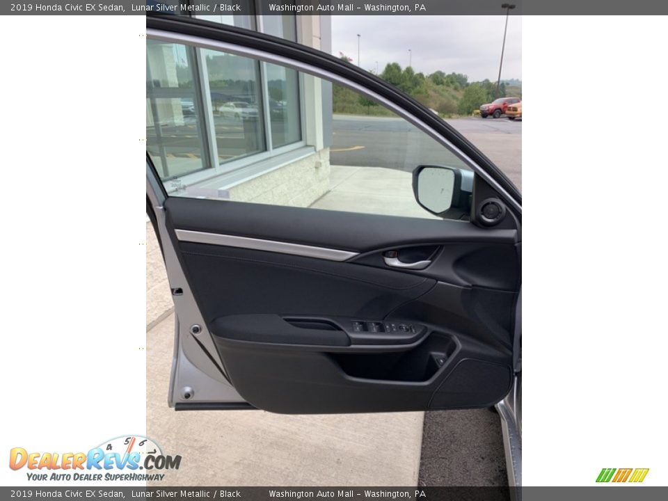 2019 Honda Civic EX Sedan Lunar Silver Metallic / Black Photo #10