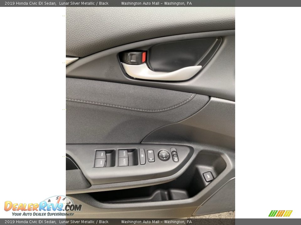 2019 Honda Civic EX Sedan Lunar Silver Metallic / Black Photo #11