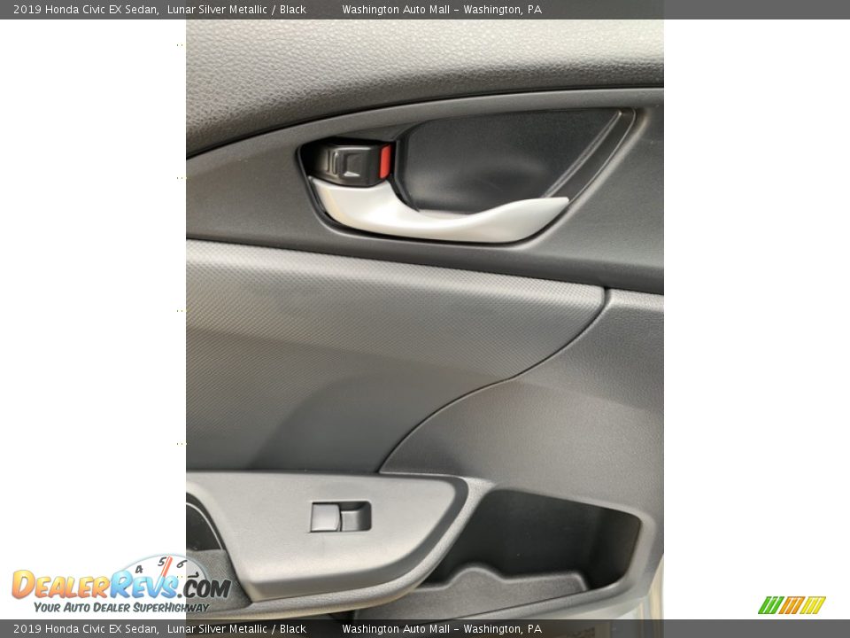 2019 Honda Civic EX Sedan Lunar Silver Metallic / Black Photo #17