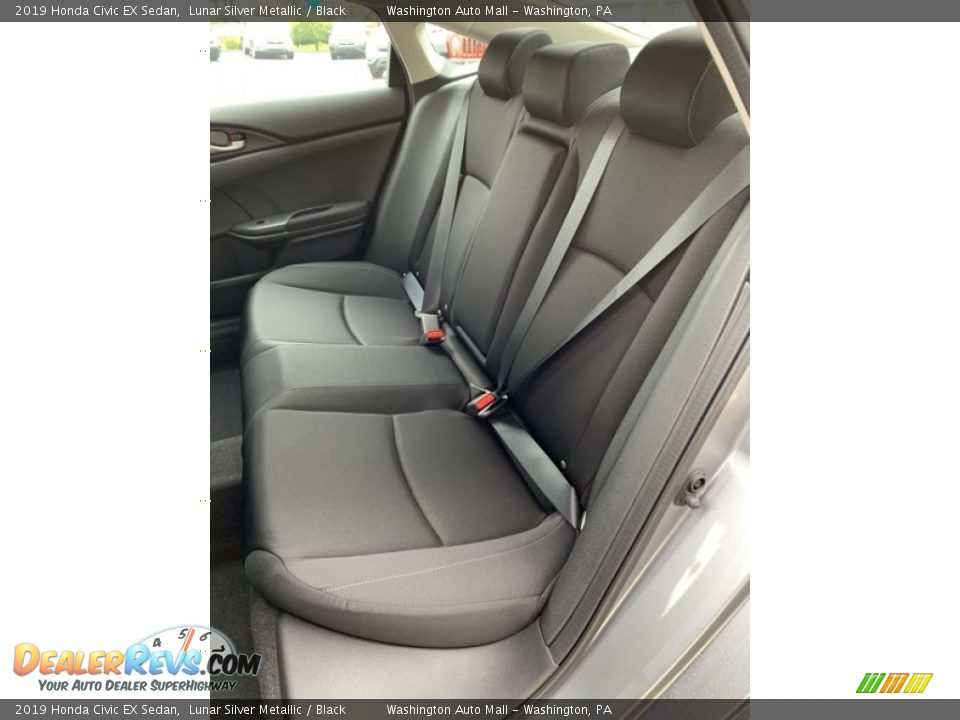 2019 Honda Civic EX Sedan Lunar Silver Metallic / Black Photo #18