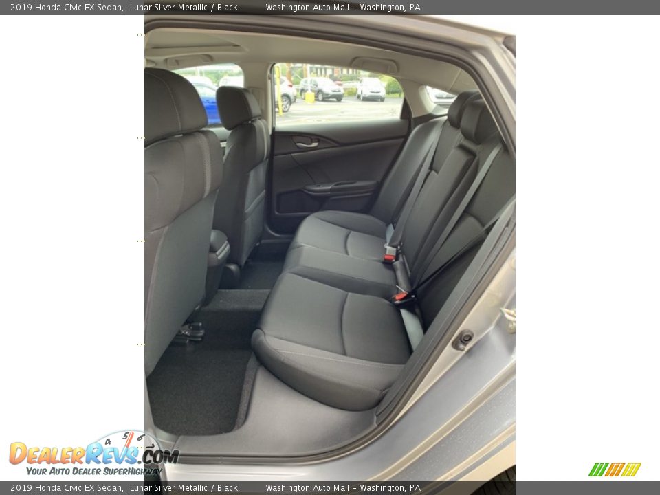 2019 Honda Civic EX Sedan Lunar Silver Metallic / Black Photo #19