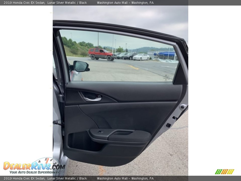 2019 Honda Civic EX Sedan Lunar Silver Metallic / Black Photo #22