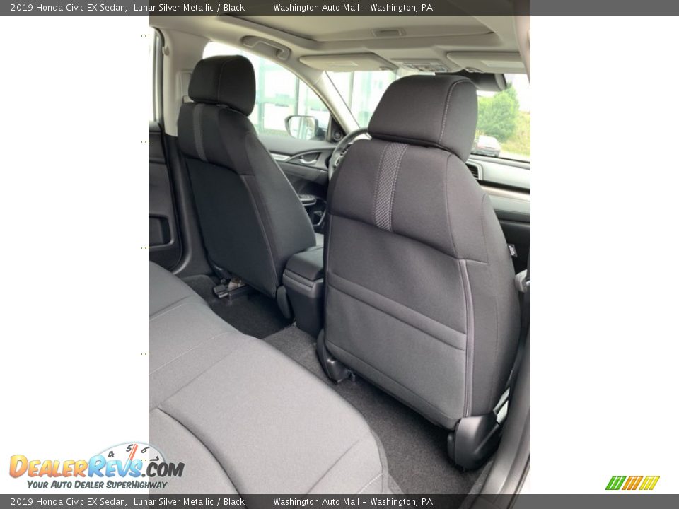 2019 Honda Civic EX Sedan Lunar Silver Metallic / Black Photo #24