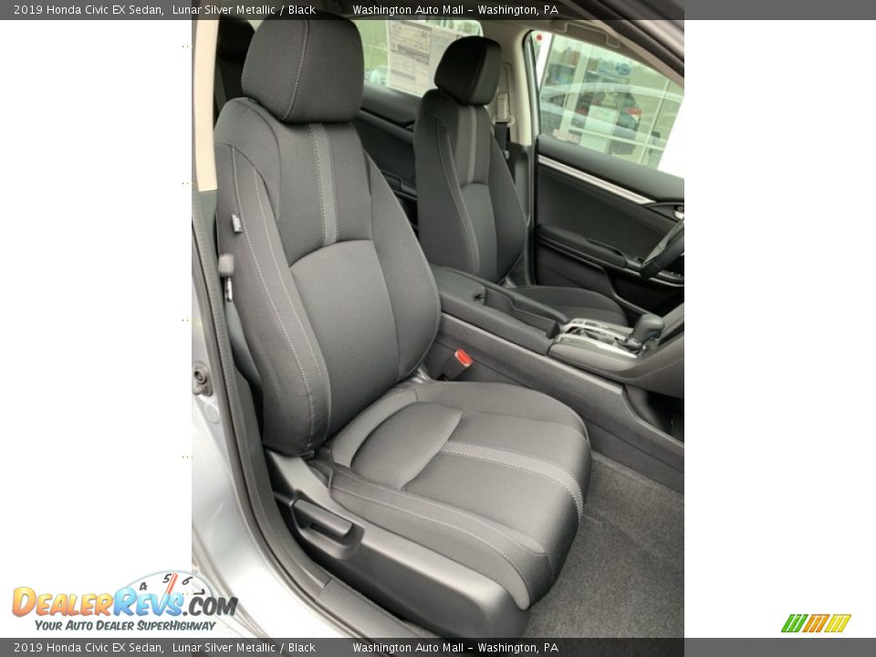 2019 Honda Civic EX Sedan Lunar Silver Metallic / Black Photo #26