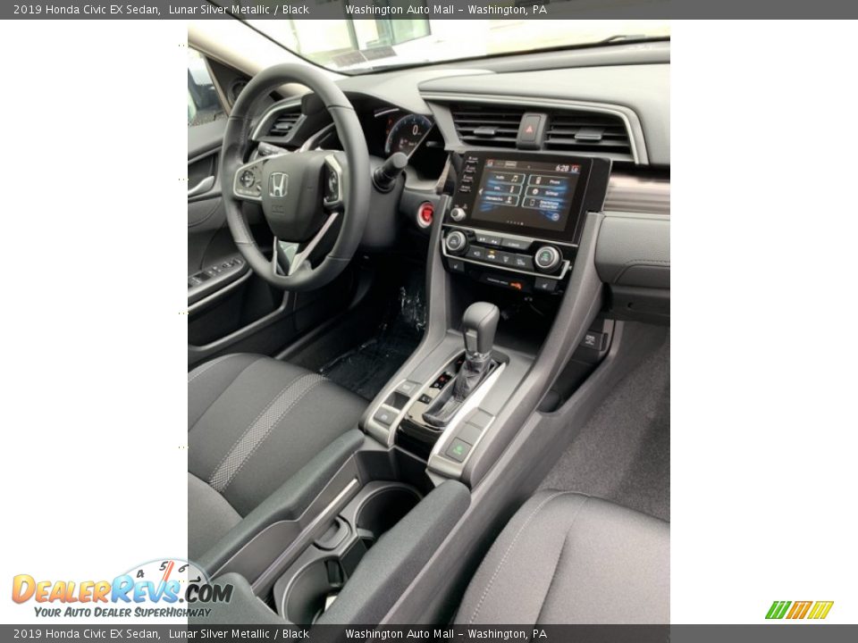 2019 Honda Civic EX Sedan Lunar Silver Metallic / Black Photo #27