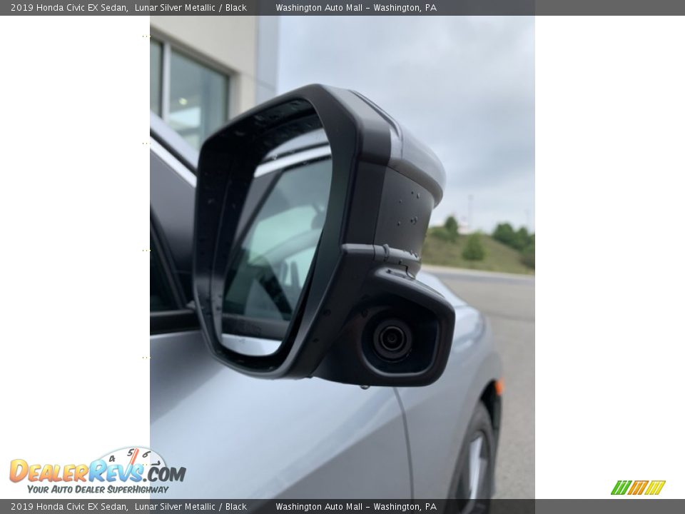 2019 Honda Civic EX Sedan Lunar Silver Metallic / Black Photo #28