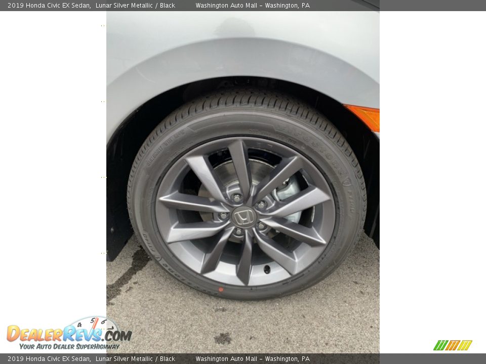 2019 Honda Civic EX Sedan Lunar Silver Metallic / Black Photo #29