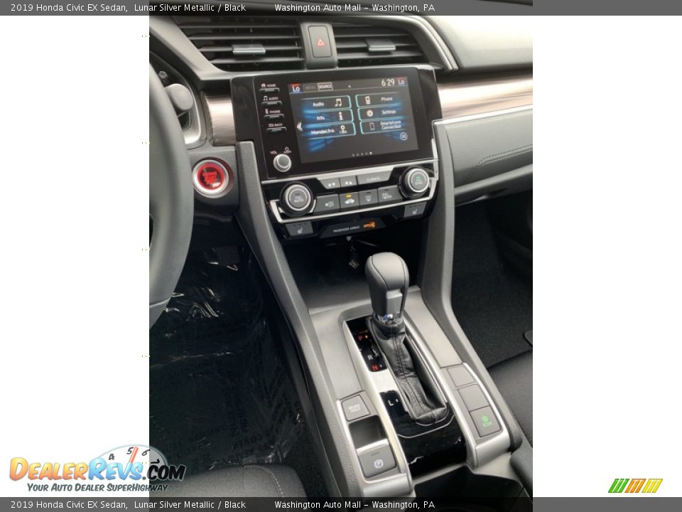 2019 Honda Civic EX Sedan Lunar Silver Metallic / Black Photo #31