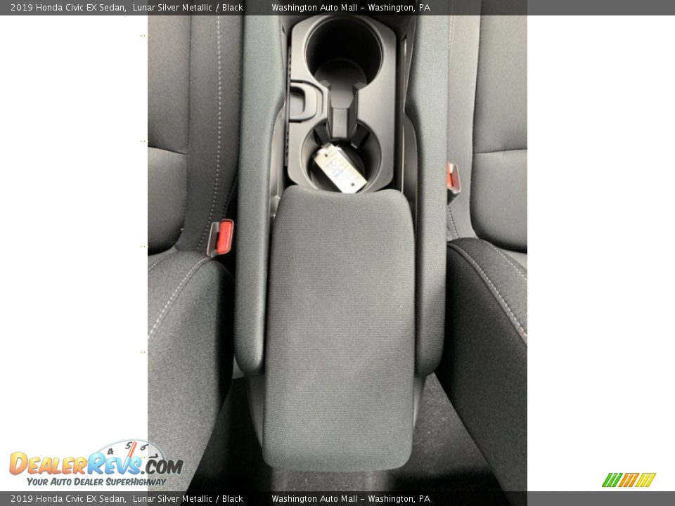 2019 Honda Civic EX Sedan Lunar Silver Metallic / Black Photo #34