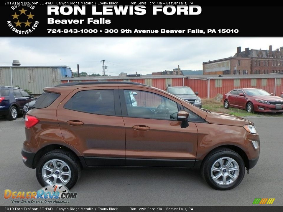 2019 Ford EcoSport SE 4WD Canyon Ridge Metallic / Ebony Black Photo #1