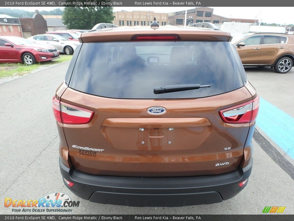 2019 Ford EcoSport SE 4WD Canyon Ridge Metallic / Ebony Black Photo #3