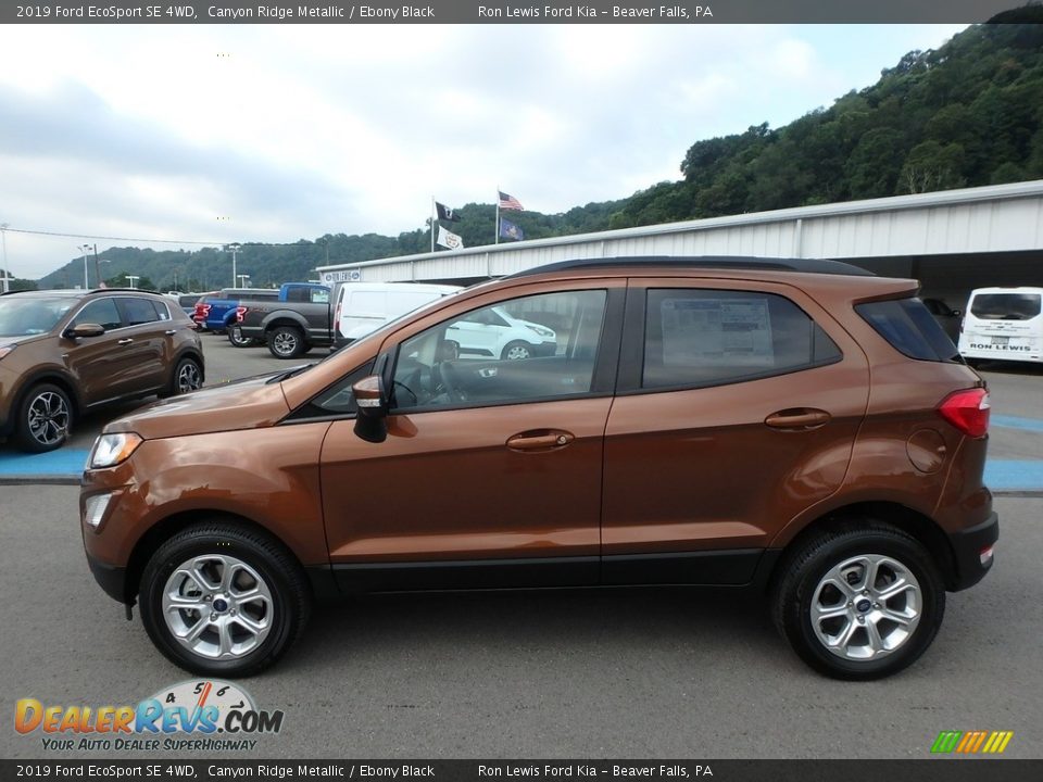 2019 Ford EcoSport SE 4WD Canyon Ridge Metallic / Ebony Black Photo #6