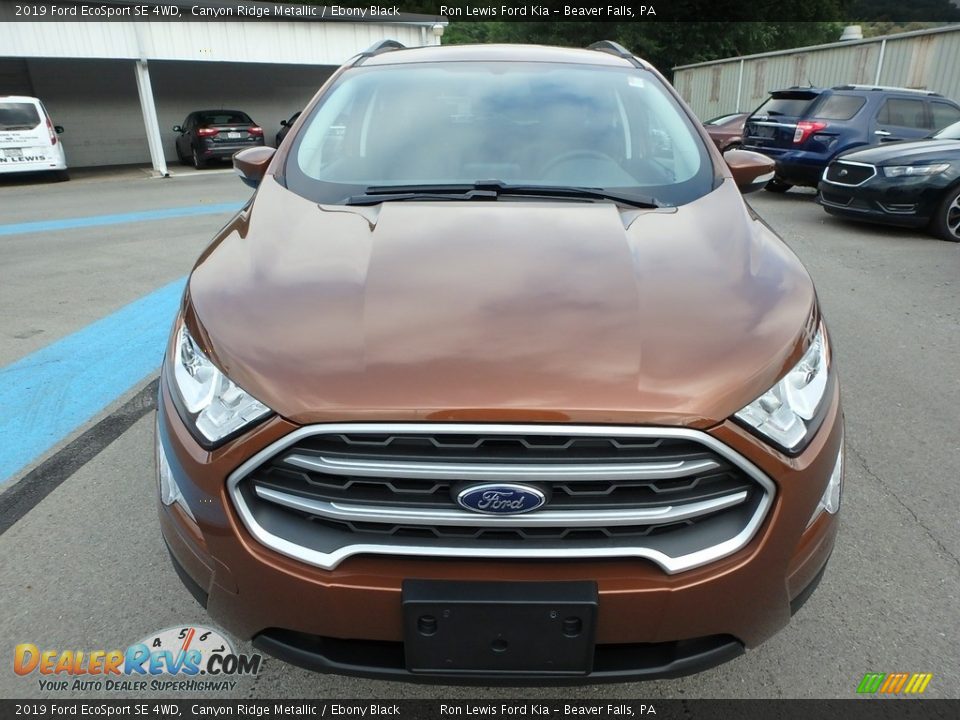 2019 Ford EcoSport SE 4WD Canyon Ridge Metallic / Ebony Black Photo #8