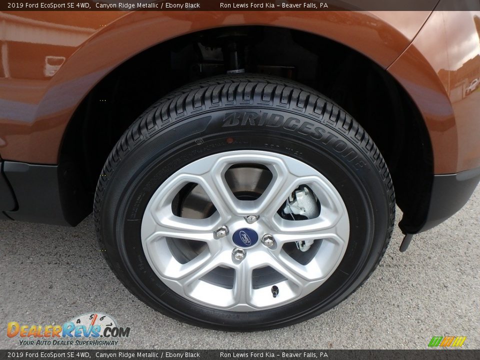 2019 Ford EcoSport SE 4WD Canyon Ridge Metallic / Ebony Black Photo #10