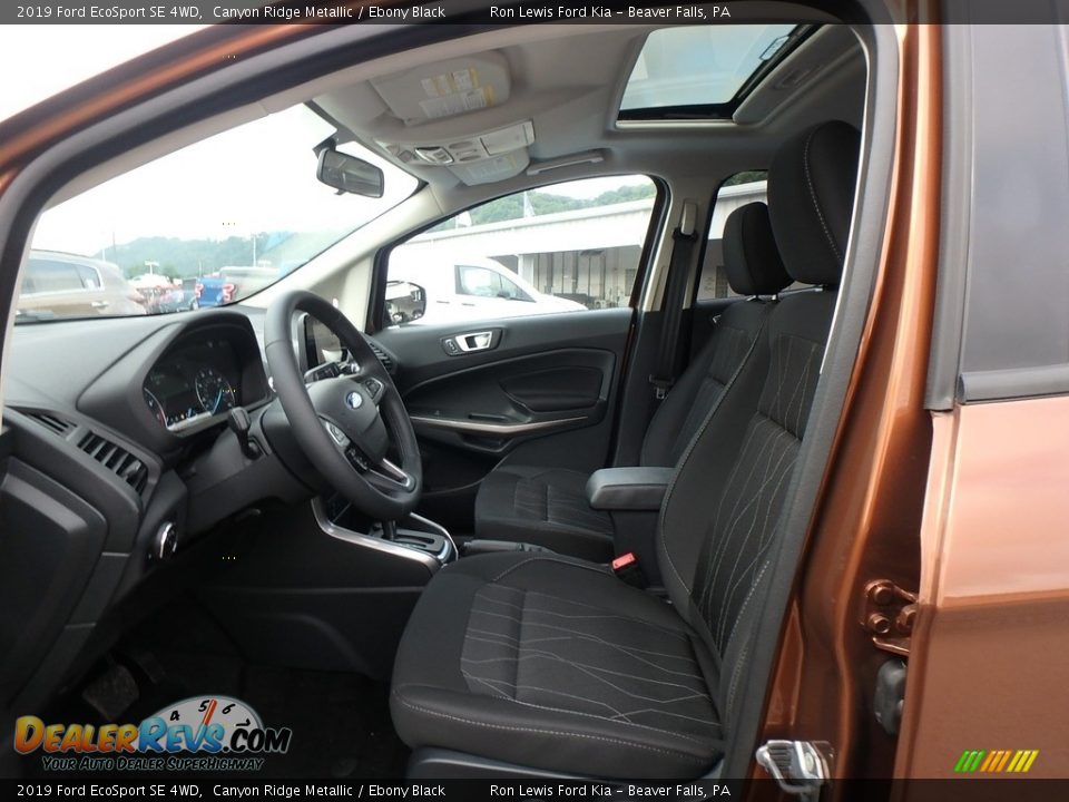 2019 Ford EcoSport SE 4WD Canyon Ridge Metallic / Ebony Black Photo #12