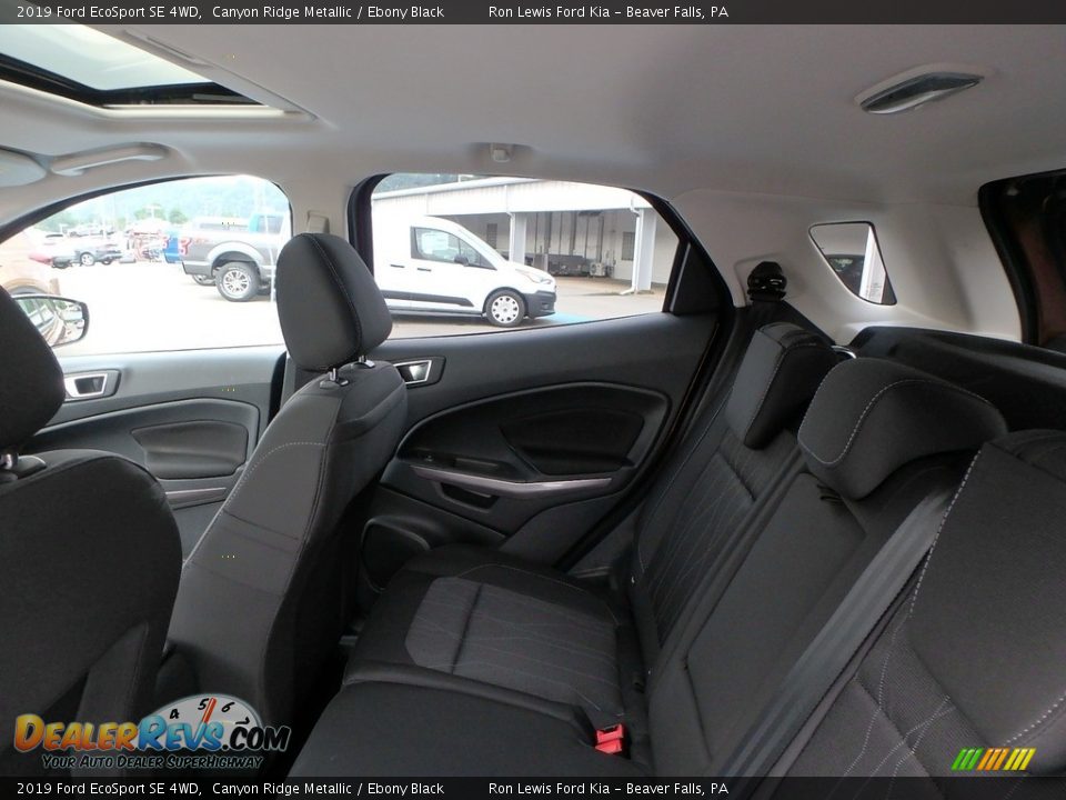 2019 Ford EcoSport SE 4WD Canyon Ridge Metallic / Ebony Black Photo #13
