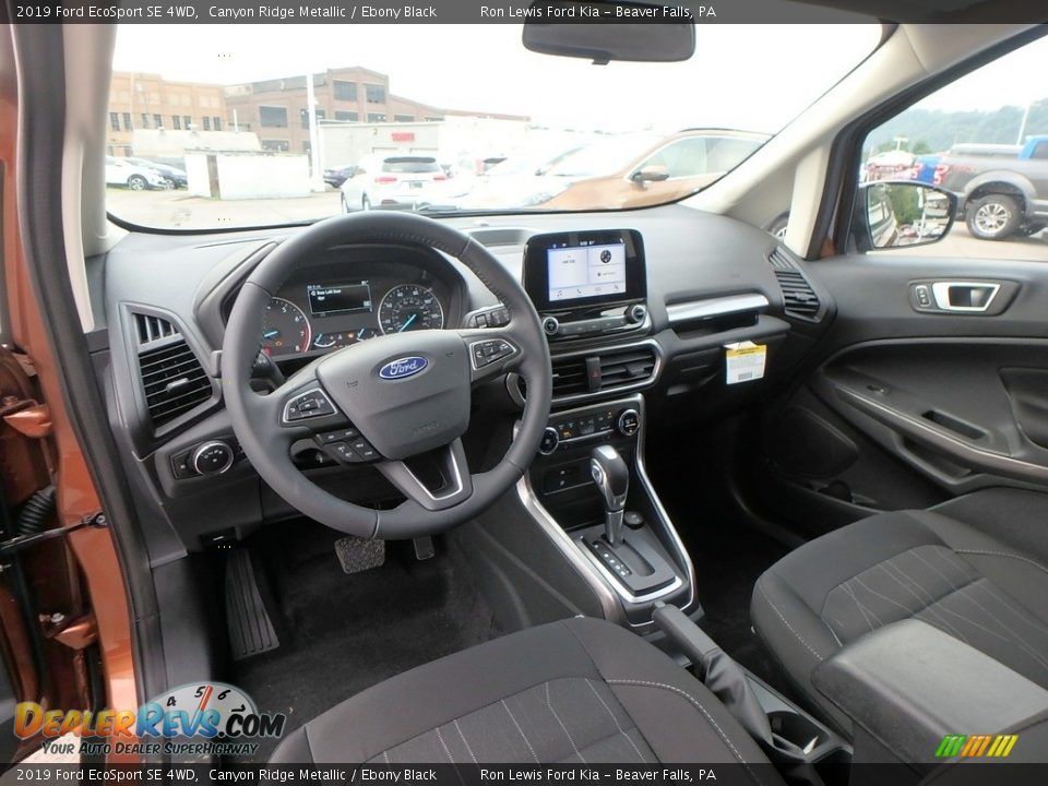 2019 Ford EcoSport SE 4WD Canyon Ridge Metallic / Ebony Black Photo #14