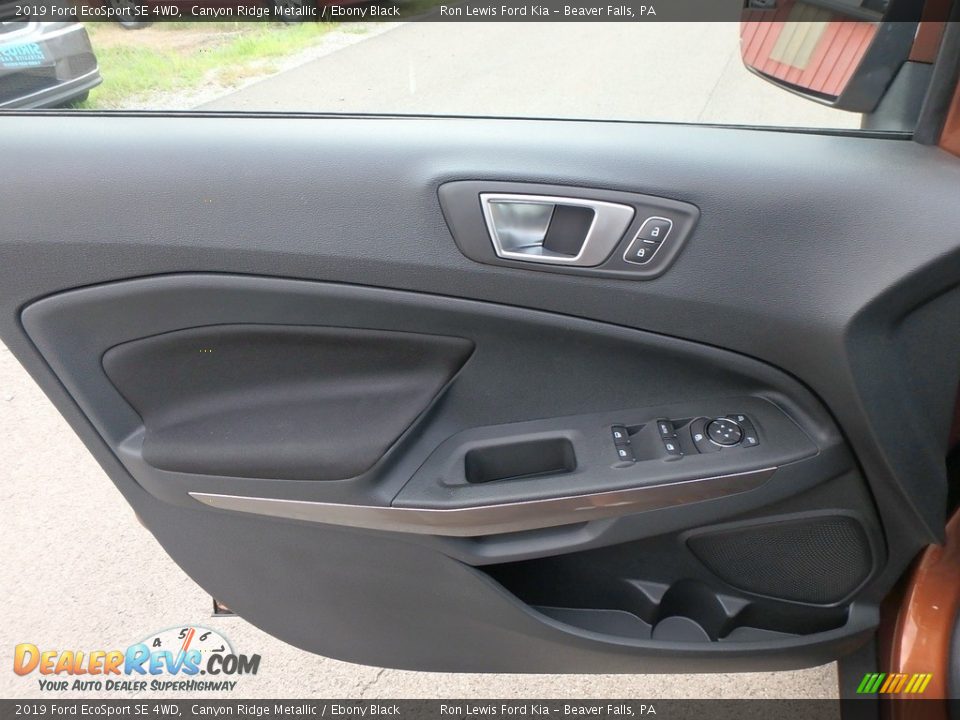2019 Ford EcoSport SE 4WD Canyon Ridge Metallic / Ebony Black Photo #15