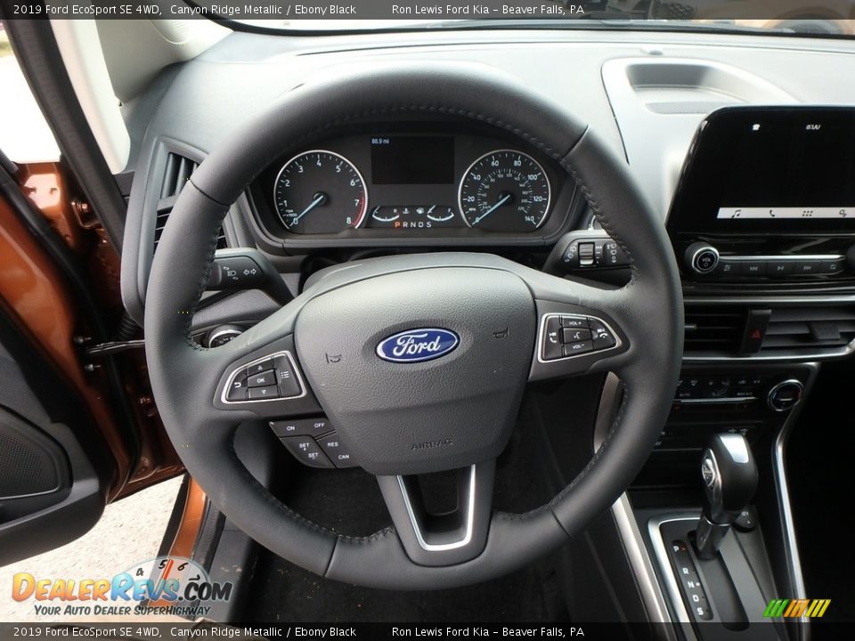 2019 Ford EcoSport SE 4WD Canyon Ridge Metallic / Ebony Black Photo #18