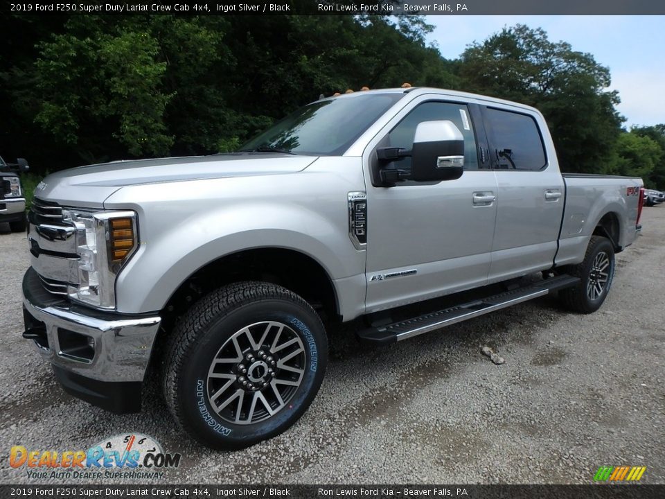 2019 Ford F250 Super Duty Lariat Crew Cab 4x4 Ingot Silver / Black Photo #6