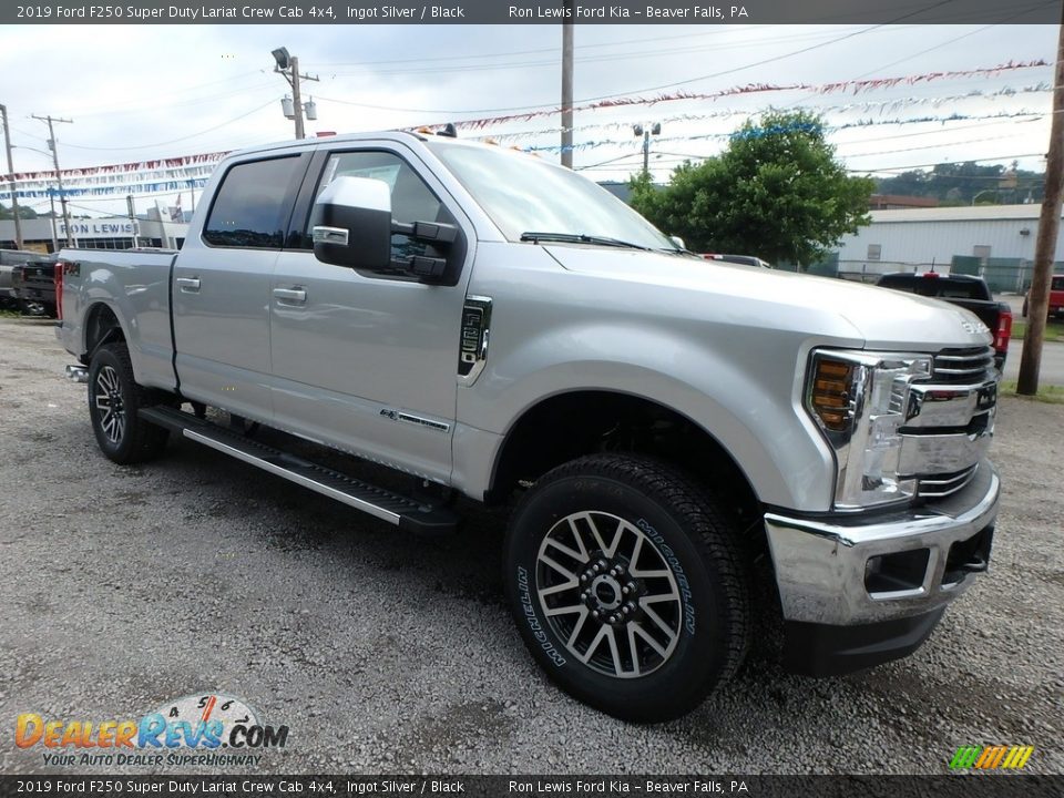 2019 Ford F250 Super Duty Lariat Crew Cab 4x4 Ingot Silver / Black Photo #8