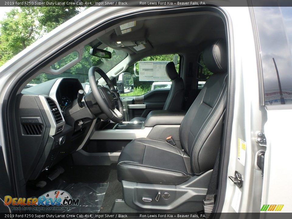 2019 Ford F250 Super Duty Lariat Crew Cab 4x4 Ingot Silver / Black Photo #11