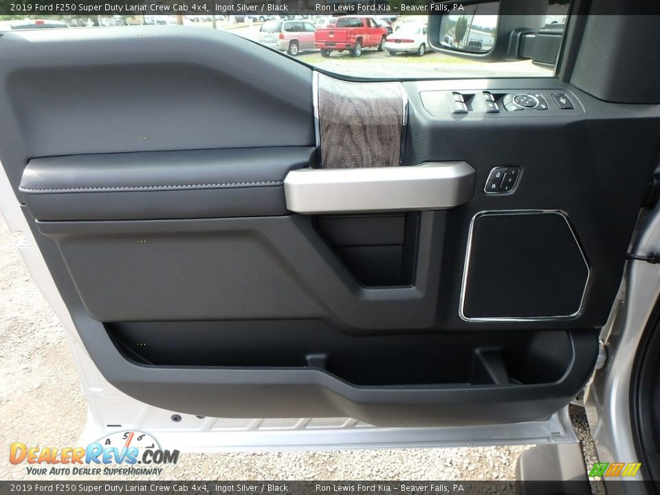 2019 Ford F250 Super Duty Lariat Crew Cab 4x4 Ingot Silver / Black Photo #14