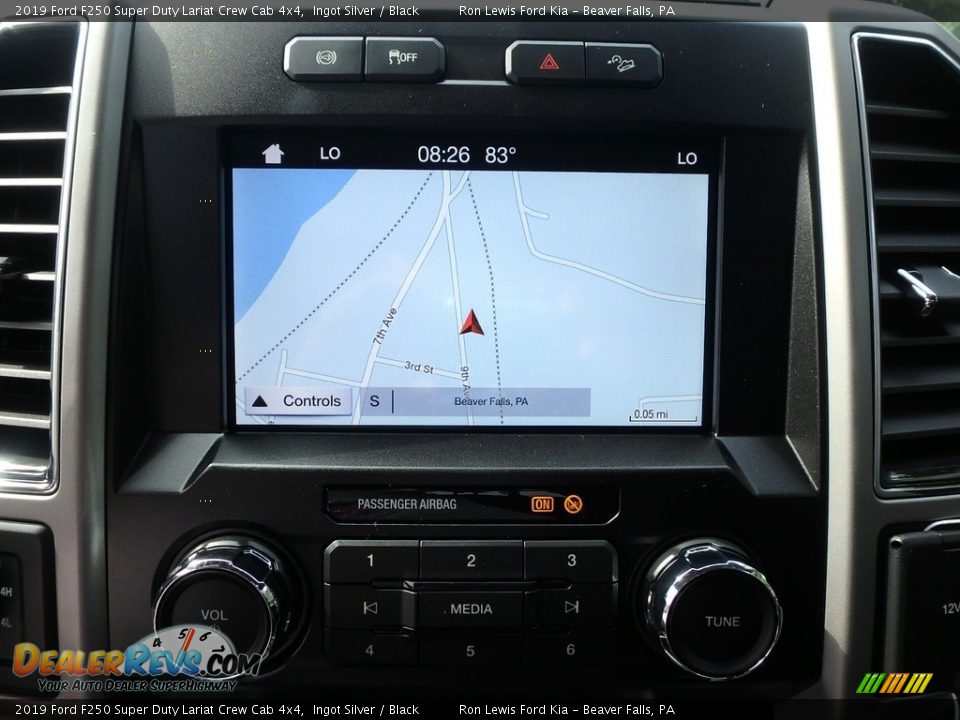 2019 Ford F250 Super Duty Lariat Crew Cab 4x4 Ingot Silver / Black Photo #19
