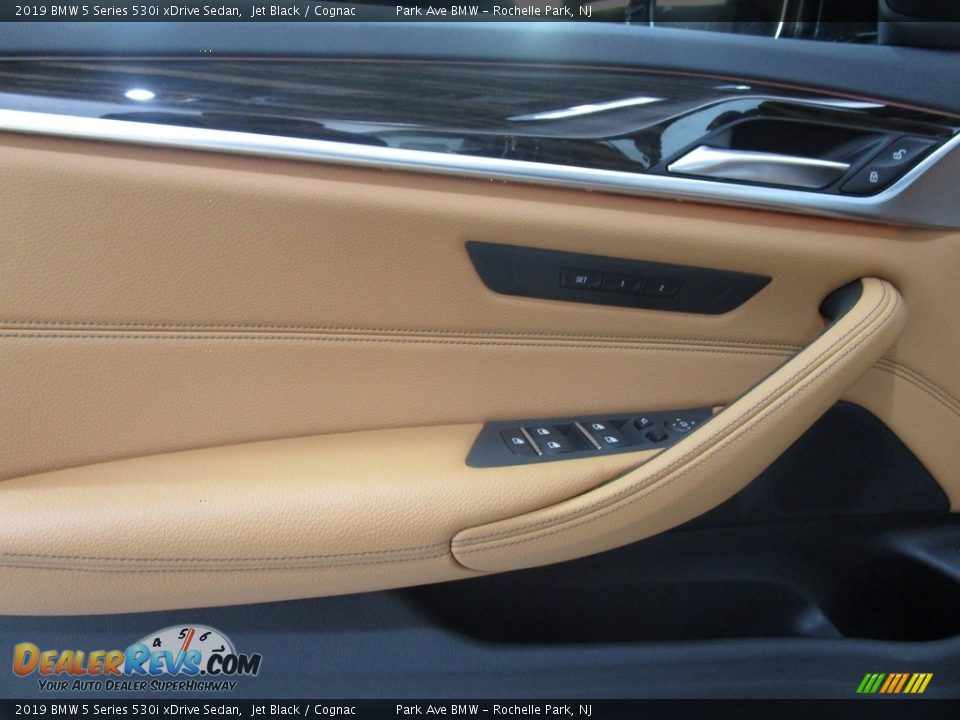 2019 BMW 5 Series 530i xDrive Sedan Jet Black / Cognac Photo #6