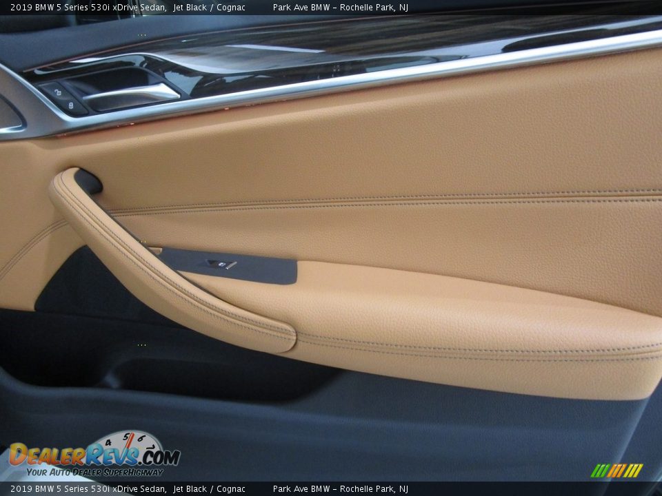 2019 BMW 5 Series 530i xDrive Sedan Jet Black / Cognac Photo #12