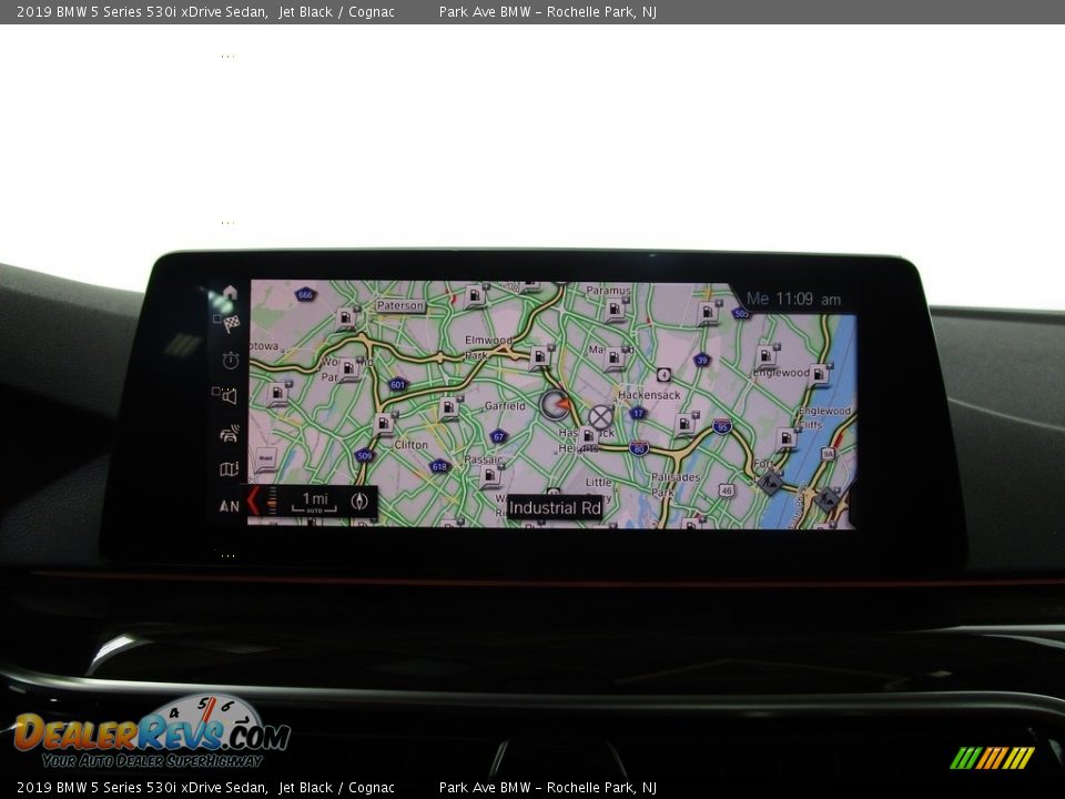 2019 BMW 5 Series 530i xDrive Sedan Jet Black / Cognac Photo #24