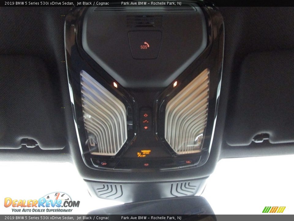 2019 BMW 5 Series 530i xDrive Sedan Jet Black / Cognac Photo #26